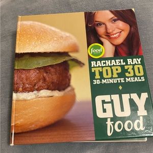 Rachael Ray top 3030 minute meals guy food cookbook, hard cov w/ int. spiral